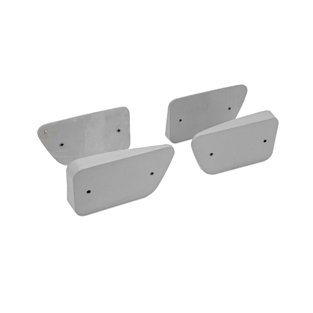 Gray Side Reflector Pad Kit - Full Set, 68-69 Ford Bronco