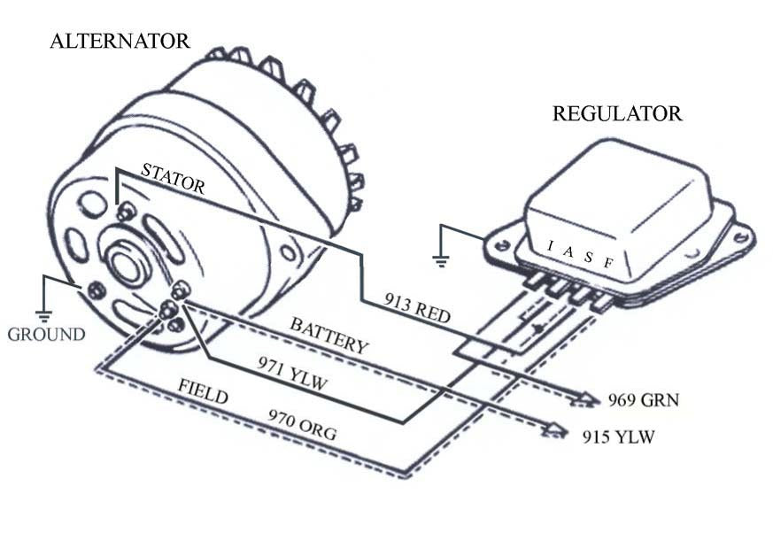 Heavy Duty Voltage Regulator, Engine Compartment, 1966-79 Ford Bronco