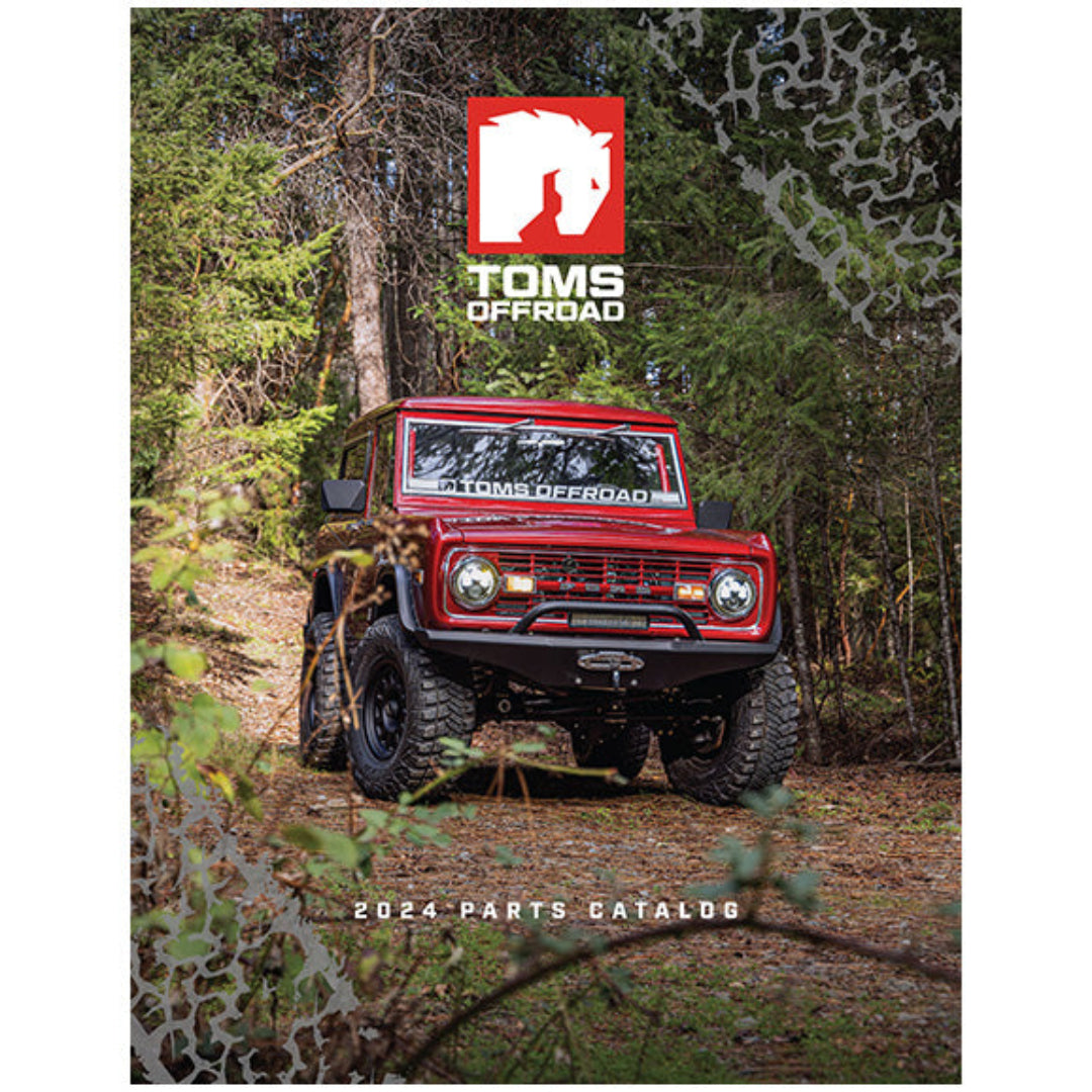 Off-road vehicle parts catalog with product lineup and specifications