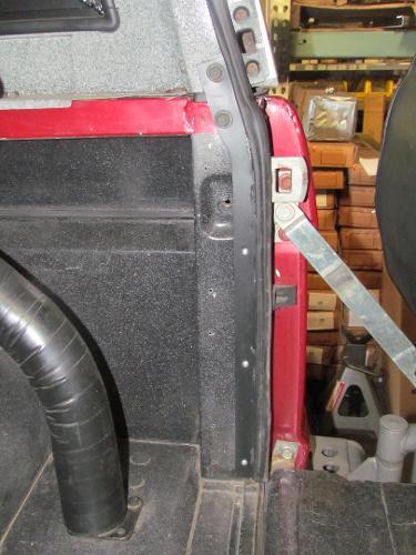 Steel Tailgate Side Weatherstrip Retainers, 1969-77 Ford Bronco