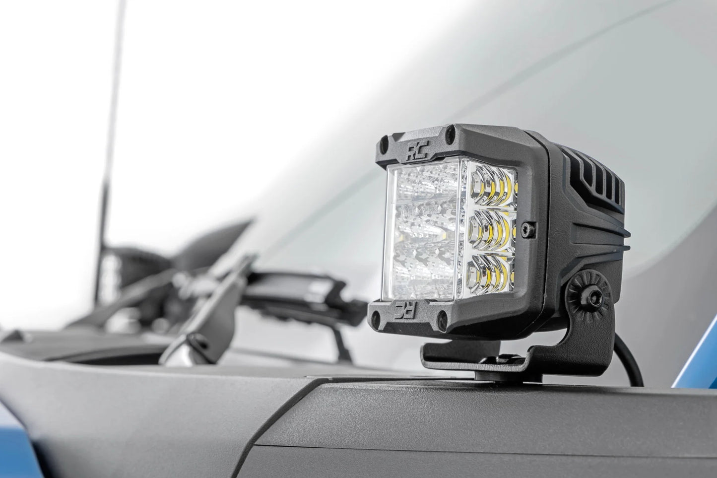 LED Ditch Light Kit - 2" Chrome Wide Pair, 2021+ Ford Bronco