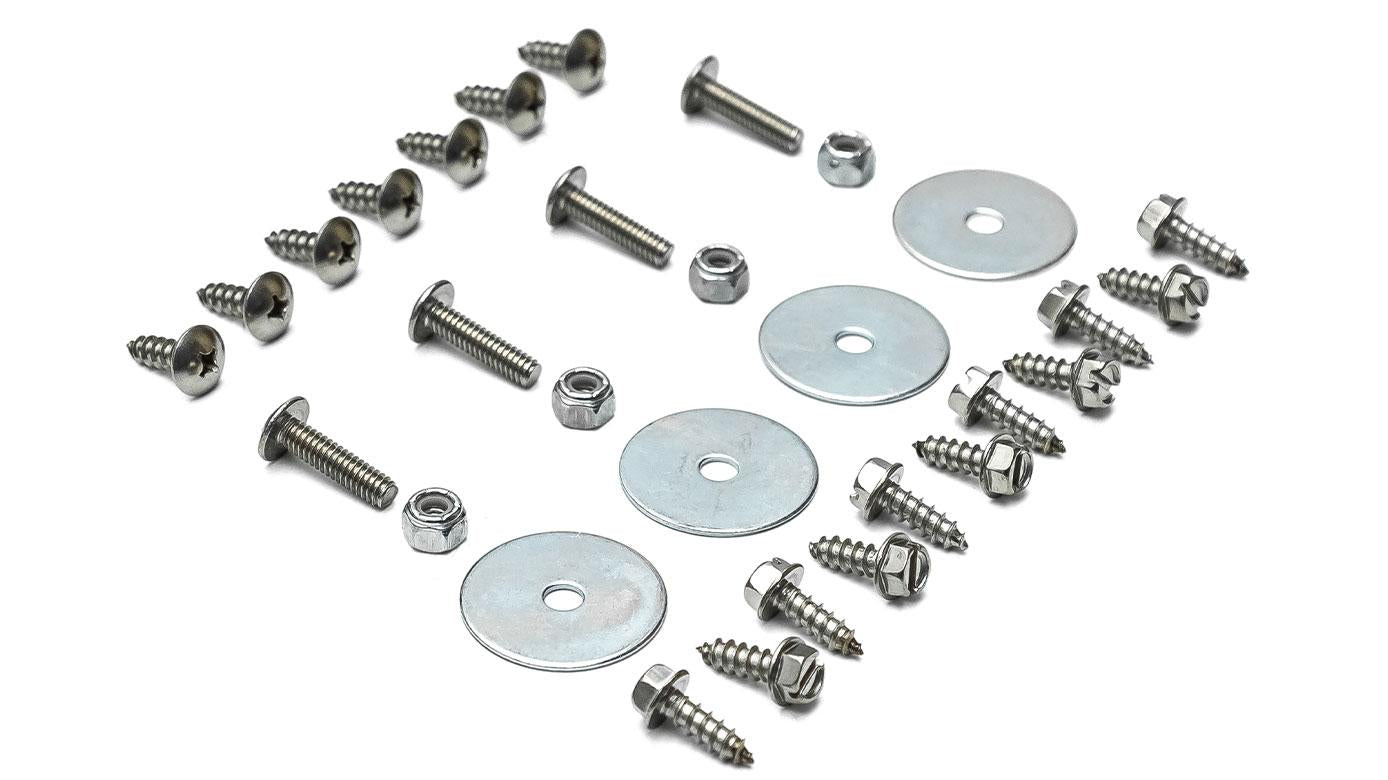 Rock Ski Sliders with Nerfs, 1/4" Steel