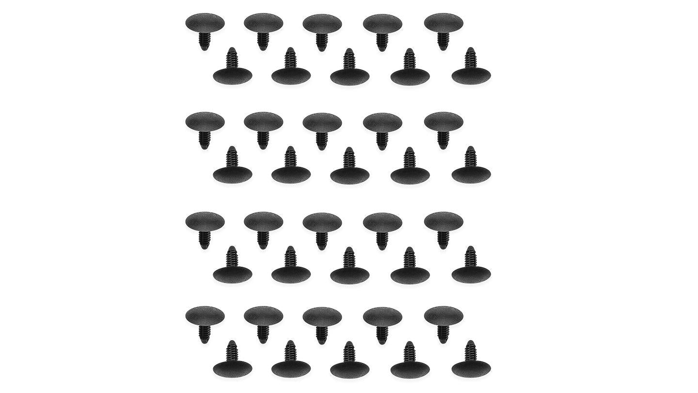 Black Pleated ABS Quarter Panel Inserts, 1966-76 Ford Bronco