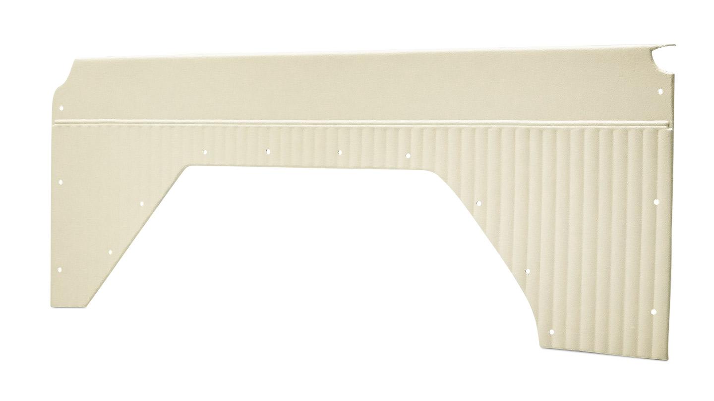 White ABS Pleated Quarter Panel Inserts, 1966-76 Ford Bronco