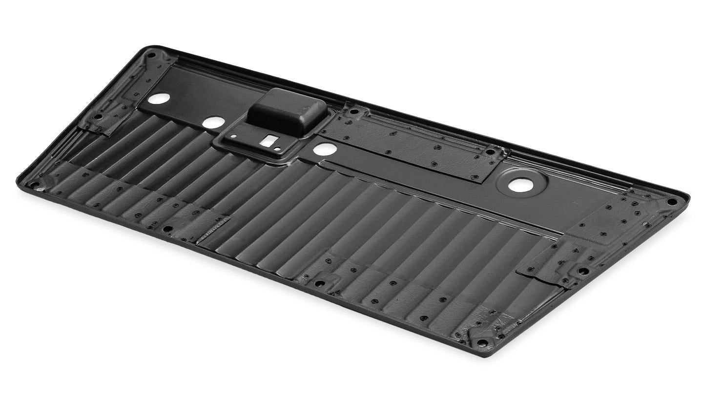 Black Plastic Pleated Door Panels, 1968-77 Ford Bronco