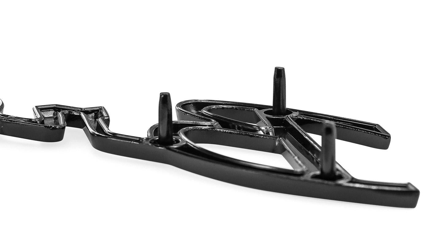 Bronco Fender Script Emblem - Black Chrome