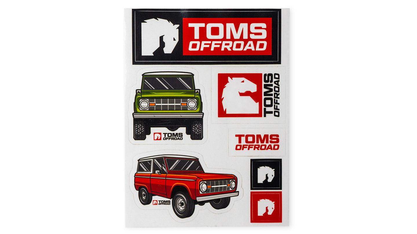 TOMS OFFROAD Sticker (FREE w/any purchase)