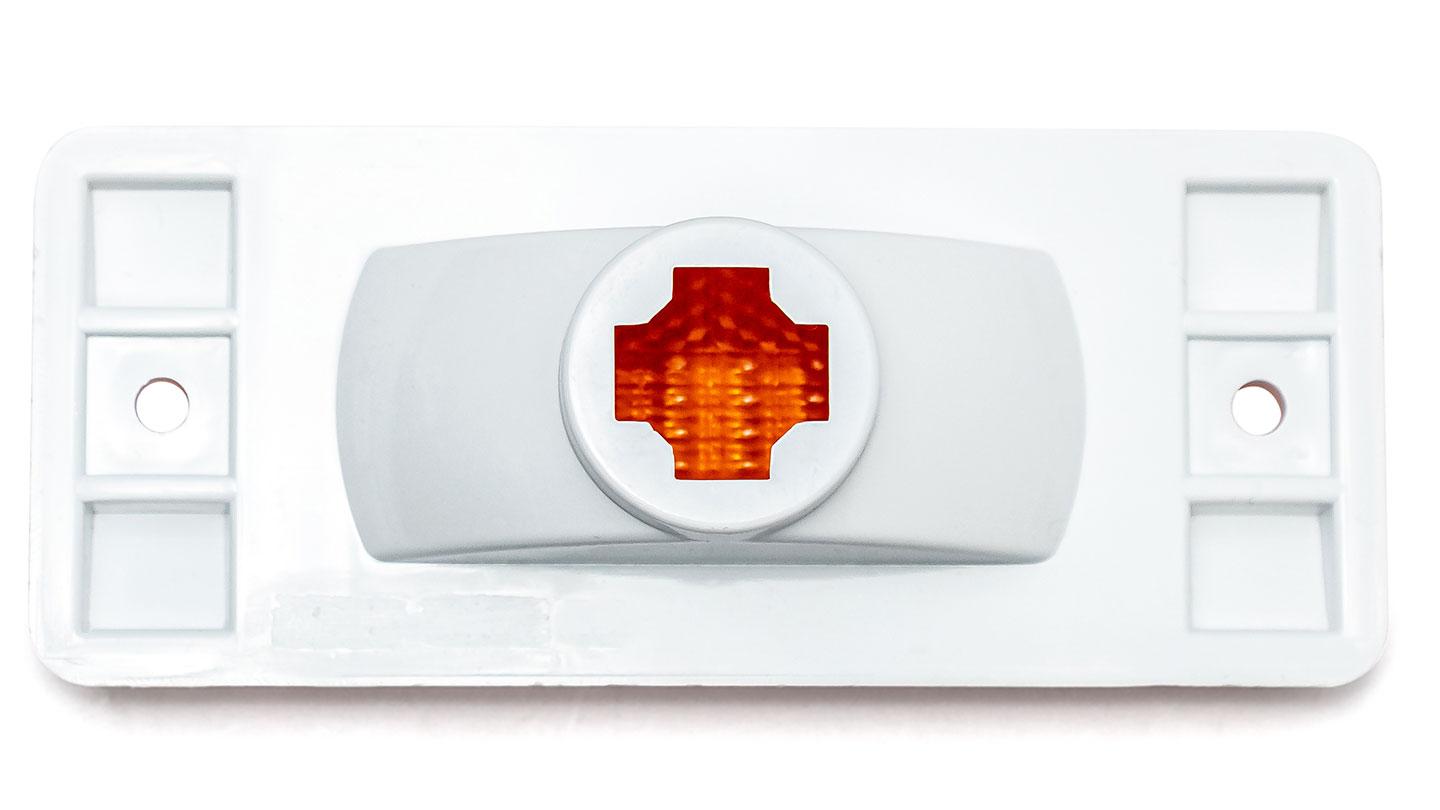 Front Amber Side Marker Lens, 1970-77 Ford Bronco