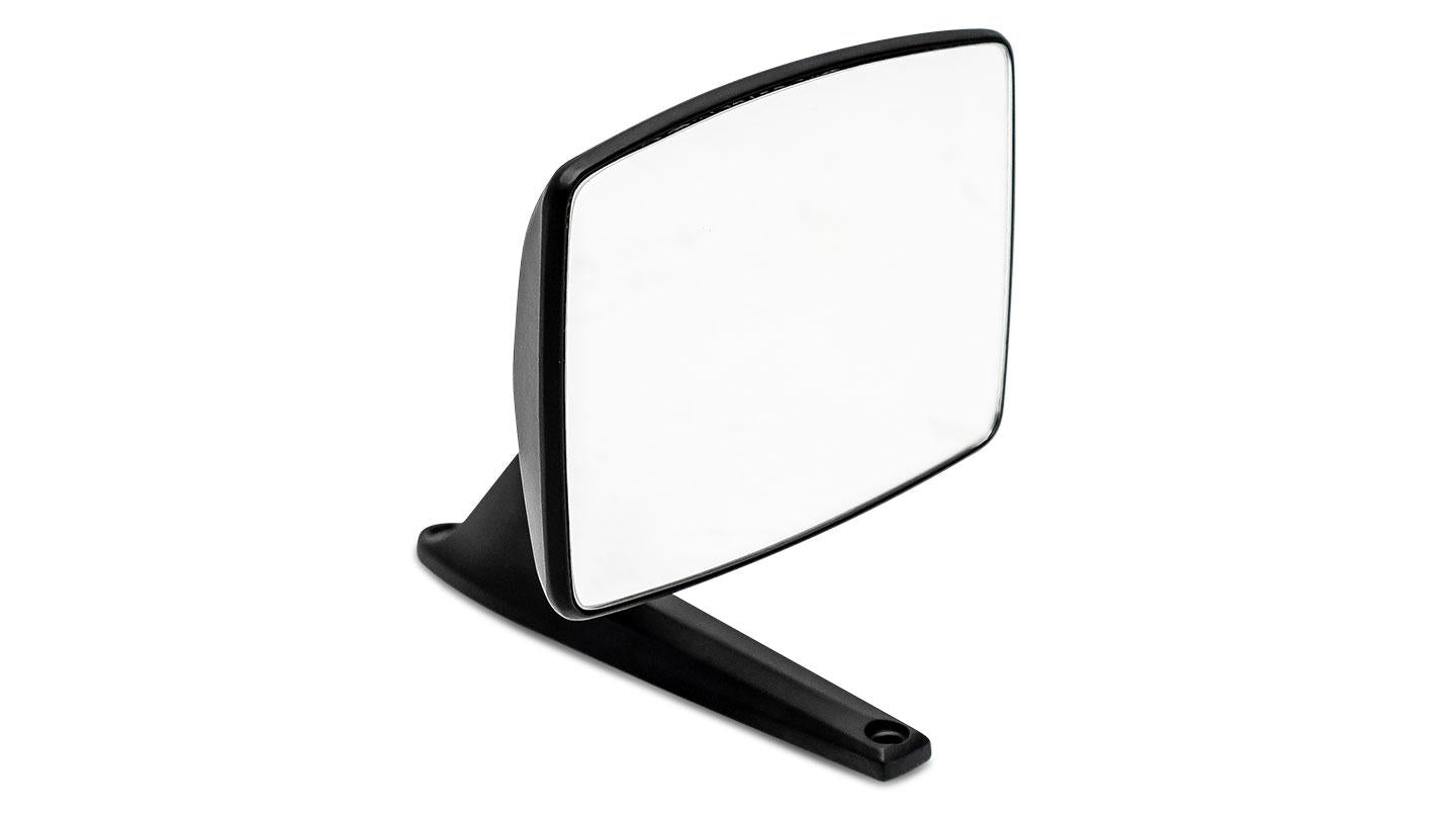 Black Satin Side Mirror, Driver or Passenger, 1966-77 Ford Bronco
