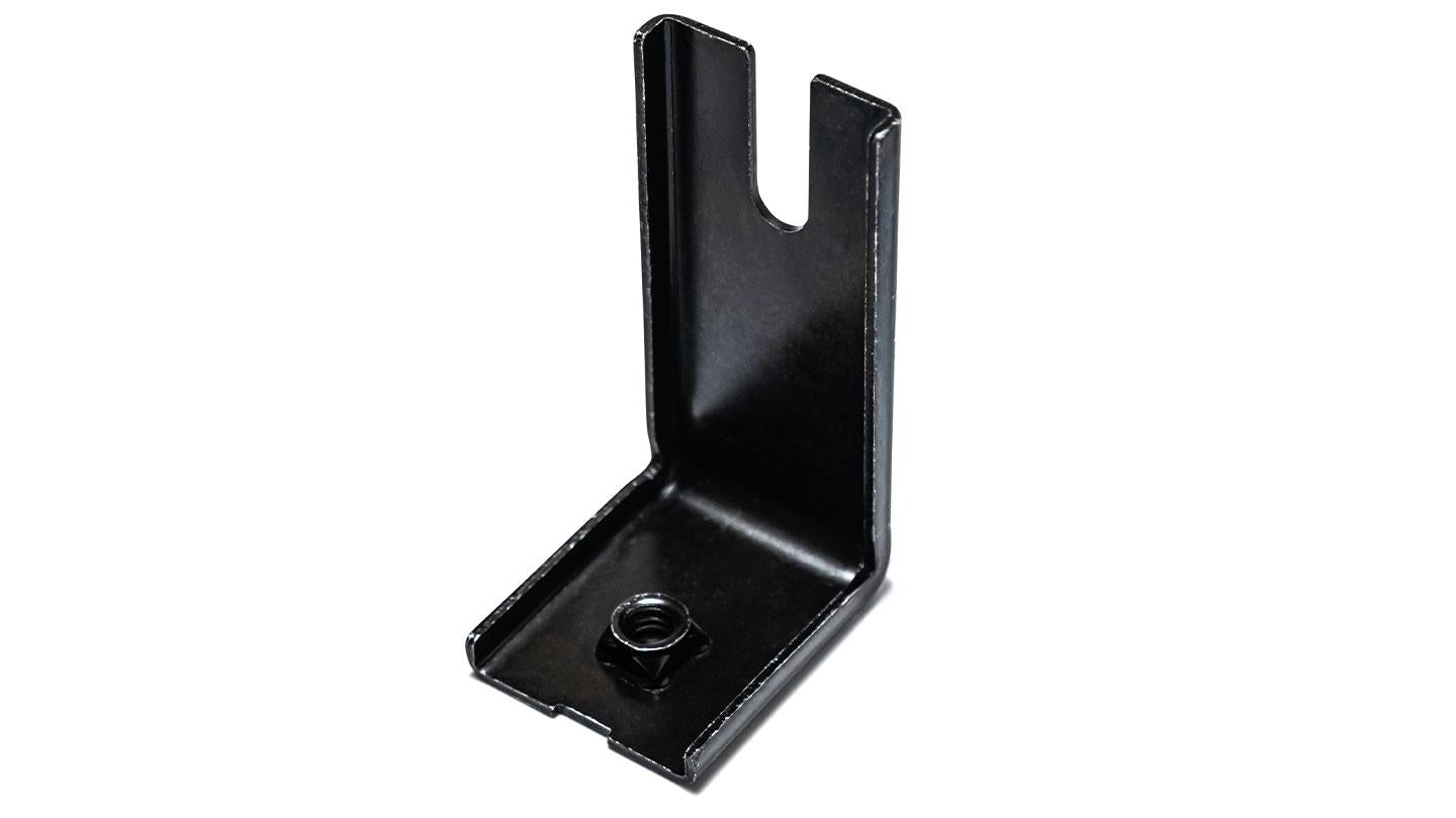 Window Stopper Bracket/Front Door Track Mounting Bracket, 1966-77 Ford Bronco