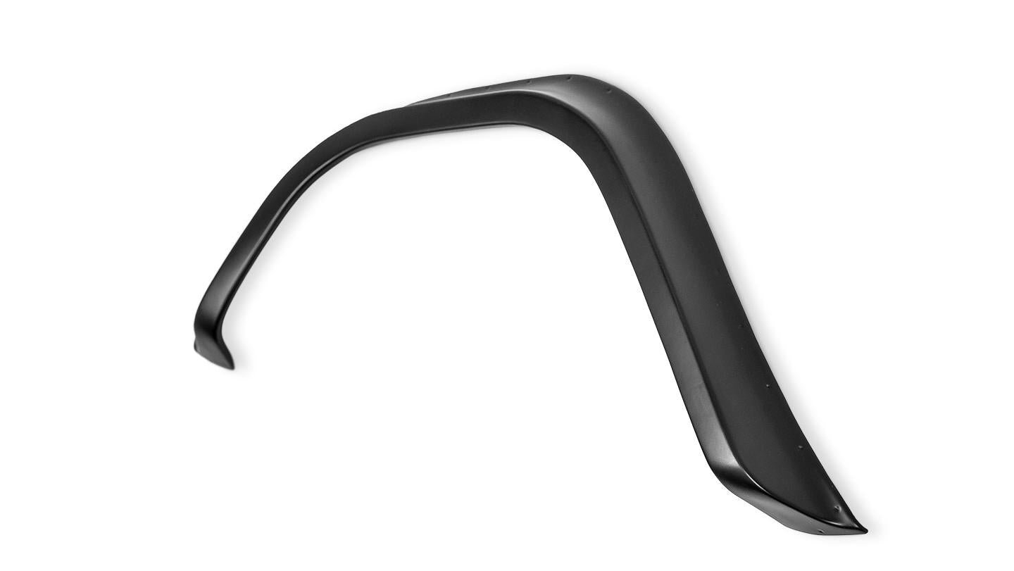 Ultra-Flex Bronco Fender Flares, FRONT ONLY Smooth Black