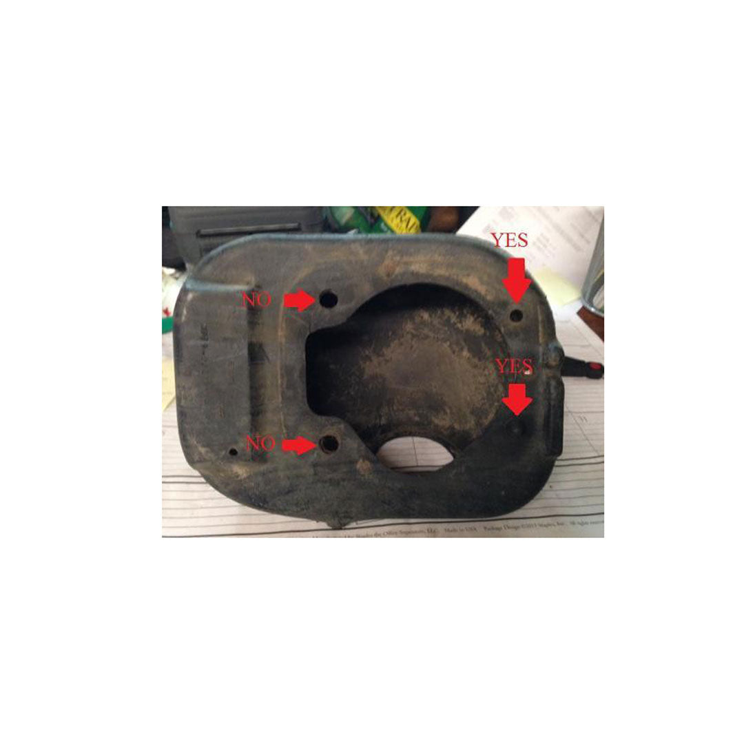 Fuel Door Bumpers on Body, Pair, 1977 Ford Bronco