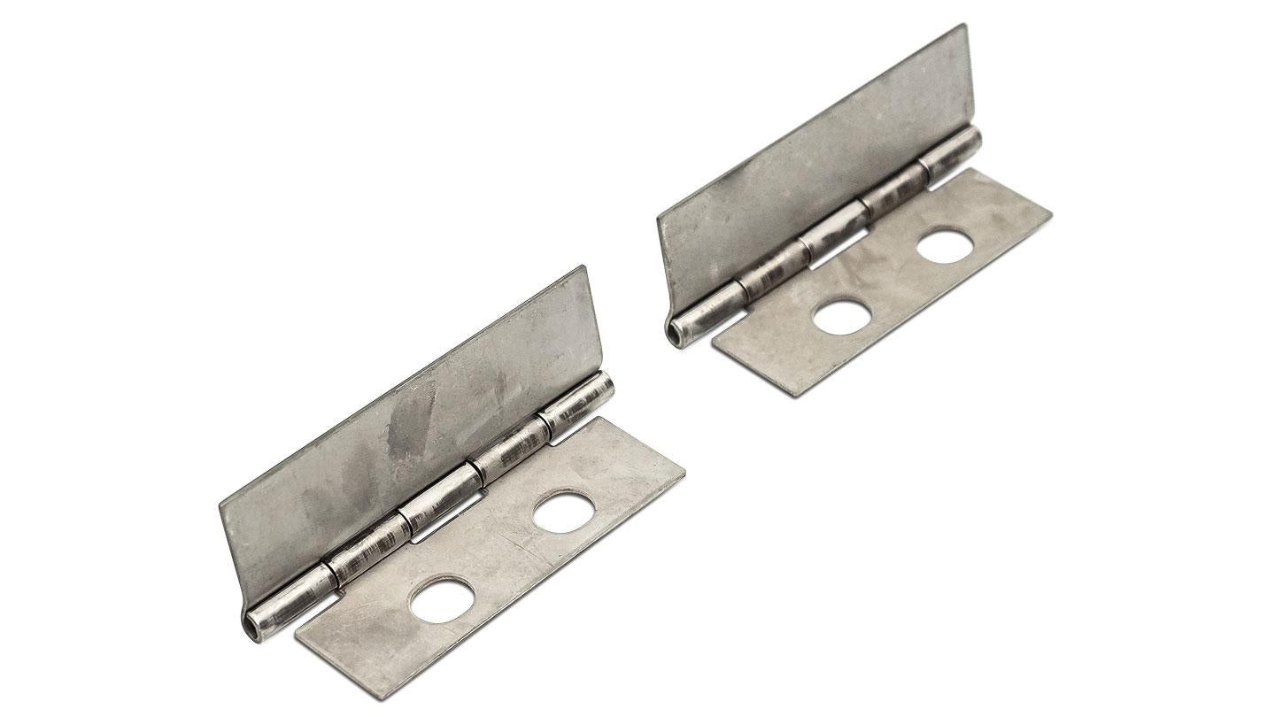 Stainless Steel Hood Hinges, 1966-77 Ford Bronco