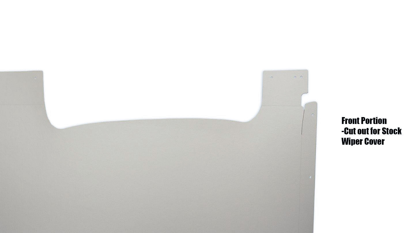 Parchment Headliner for Electric Wipers, 1969-77 Ford Bronco