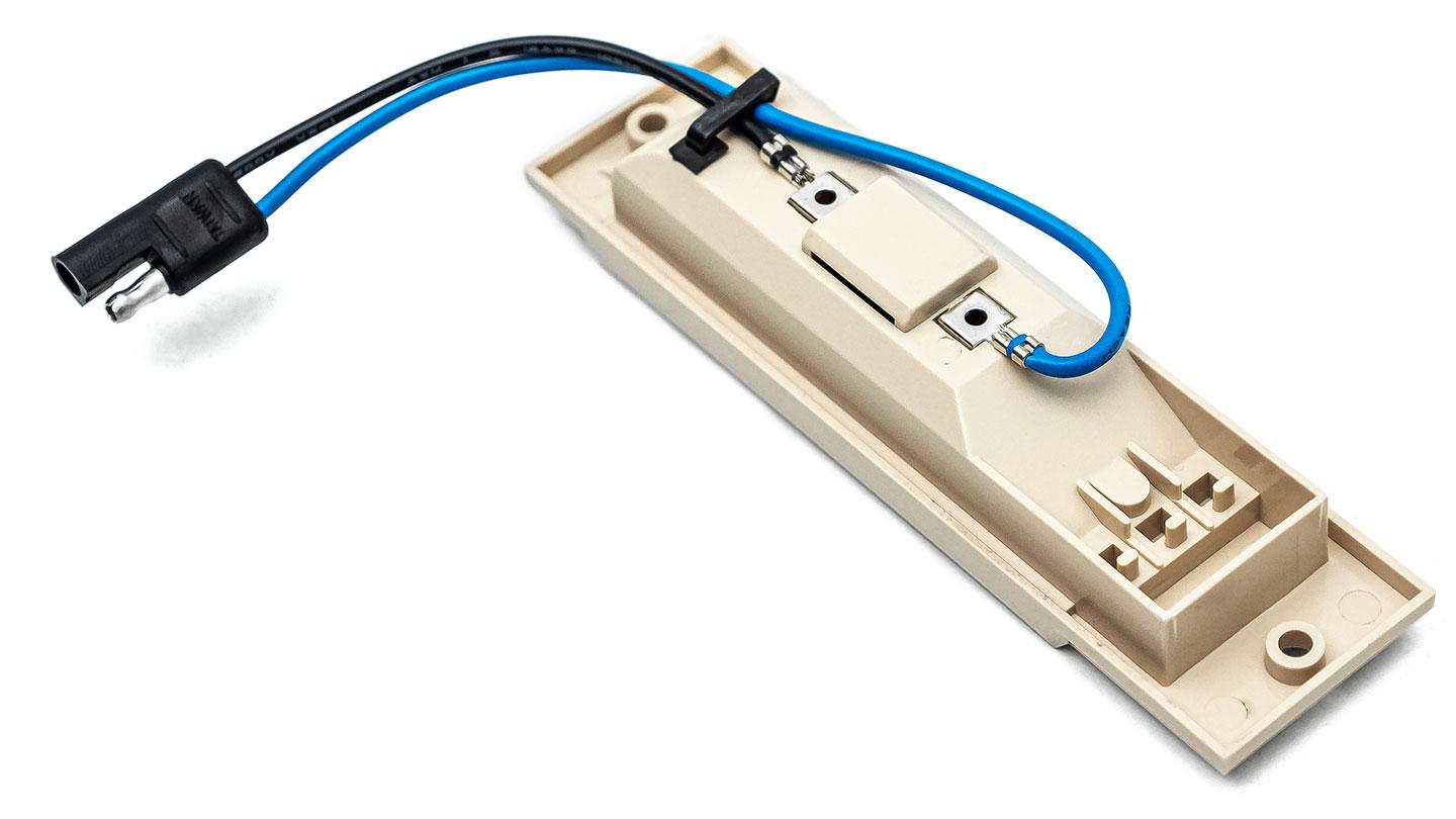 Dome Light Assembly in Wiper Cover, 1969-77 Ford Bronco