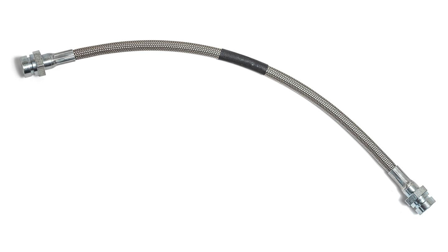Braided Stainless Front Outer Drum Brake Hose, 1966-75 Ford Bronco