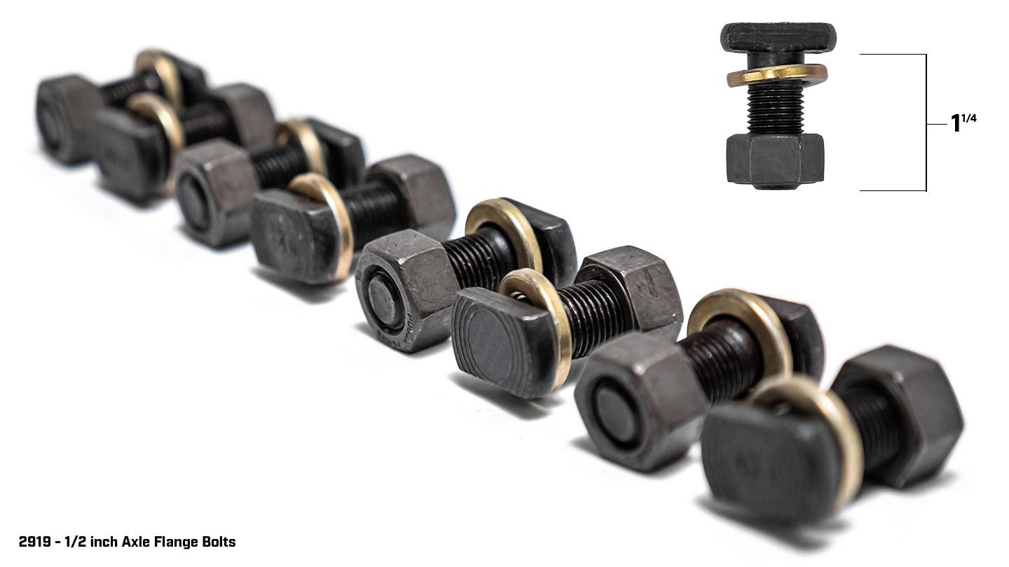 Ford 9 inch Axle Flange Bolts for Drum Brakes, Set of 8