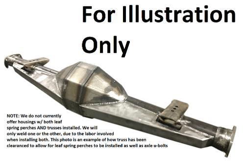 FABRICATED Ford 9 inch Rear Axle Housing - Big Bearing, 11 inch Drum Style