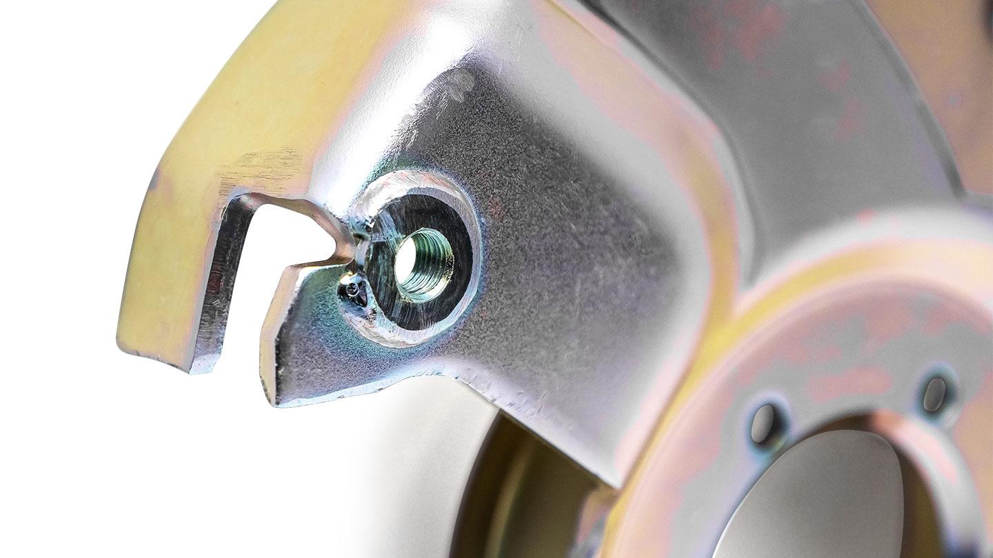 Front Brake Caliper Support Plate for Disc Conversion, Pair