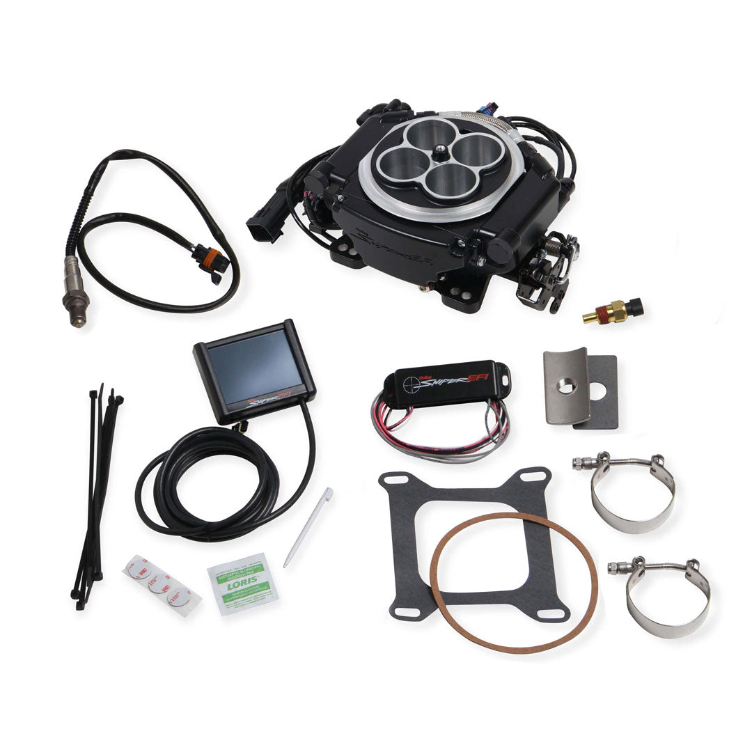 Holley Sniper 2 EFI Master Kit - Black Ceramic, TOMS OFFROAD Exclusive