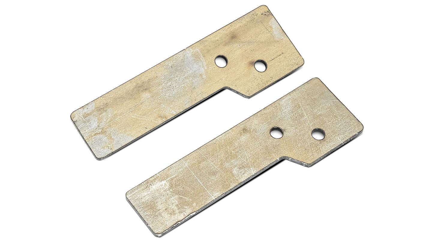 Stiffening Braces for Impact Series Rear Bumper, Pair