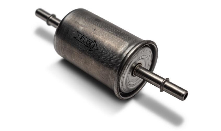 Inline Fuel Filter - 14 Micron, 3/8 Inlet & Outlet