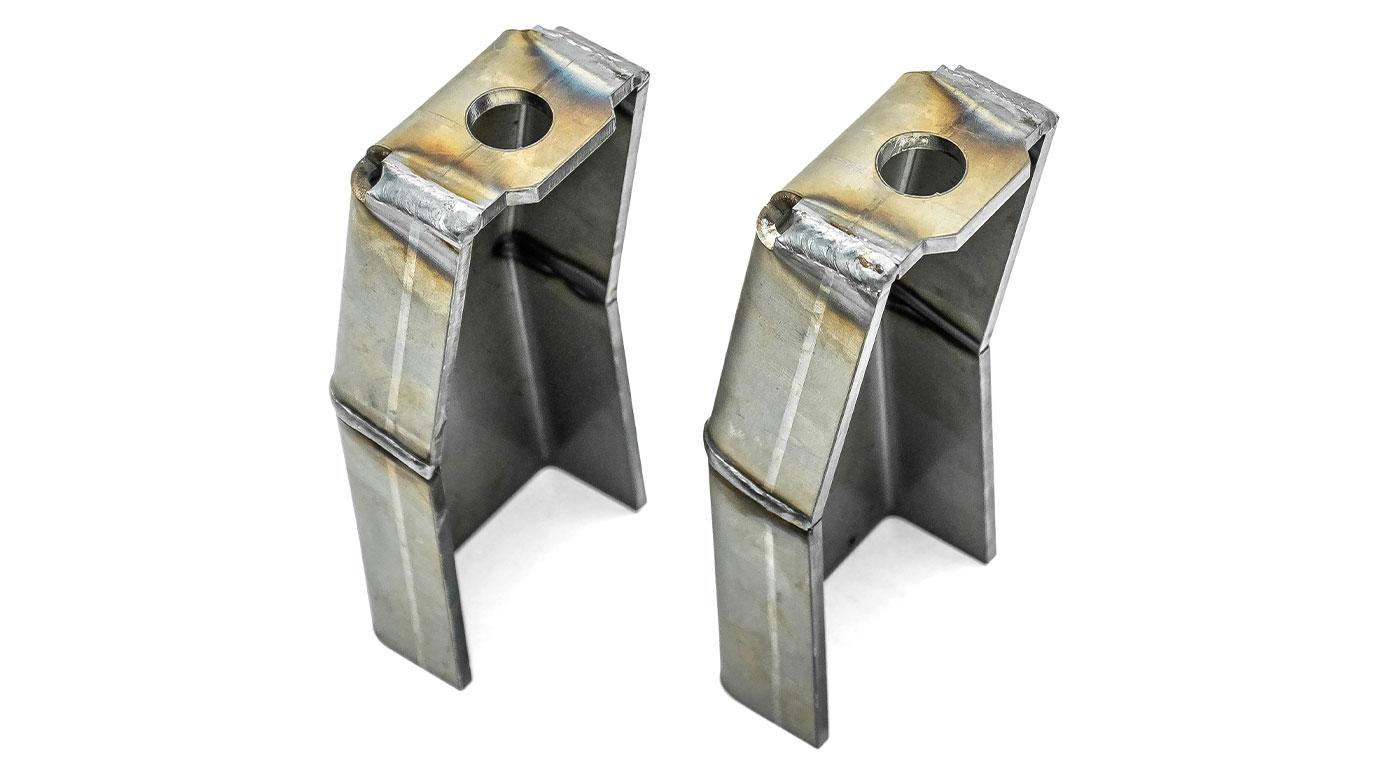 Heavy Duty Front Shock Mounts, Pair, 1966-77 Ford Bronco