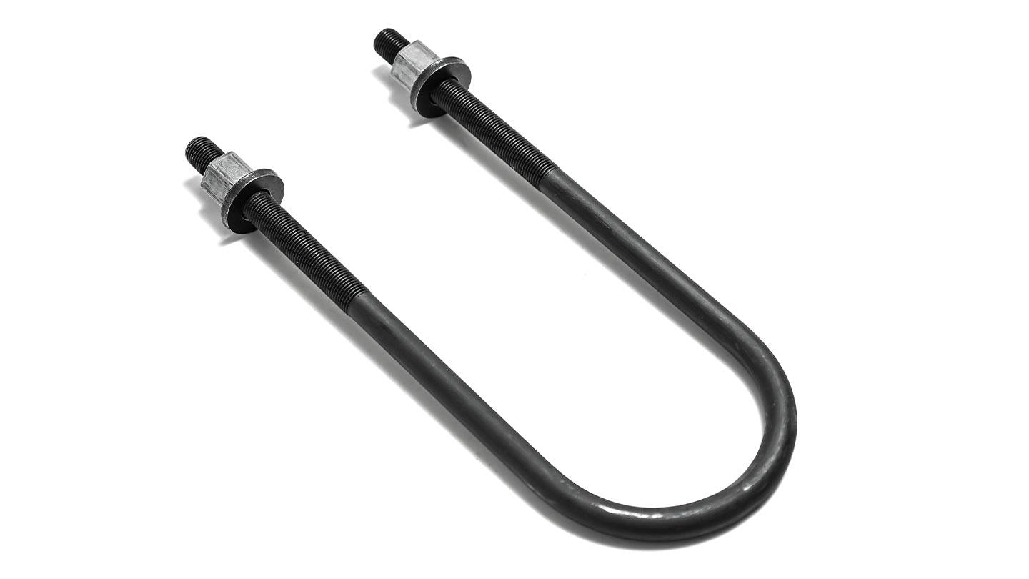 Extended Length U-Bolts, 1/2 inch, Set of 4, 1966-77 Ford Bronco