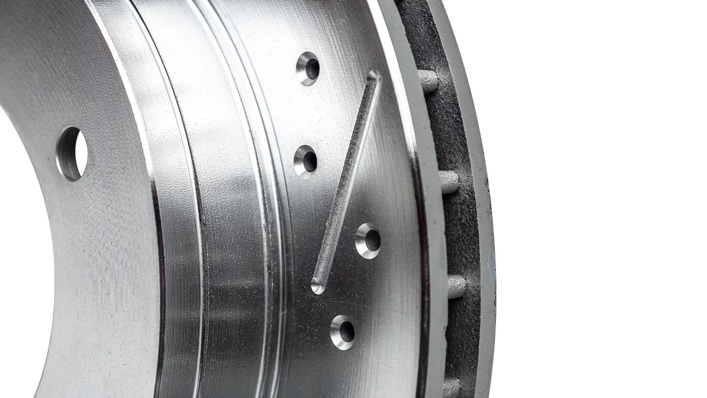 Rear Disc Brake Rotors - Slotted & Drilled