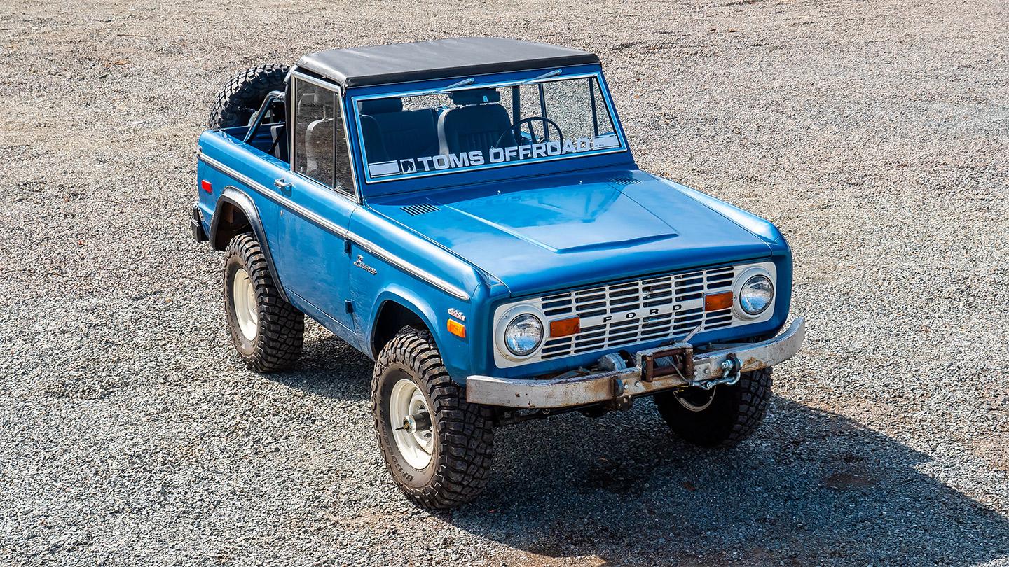 Interior Bar Top Kit, Standard Style Black, 1966-77 Ford Bronco