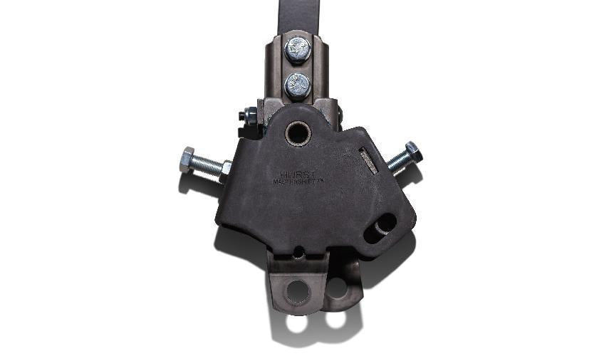 Manual 3 Speed Hurst Floor Shift Kit w/Boot & Tunnel Cover, 6 Cylinder, 1966-77 Ford Bronco