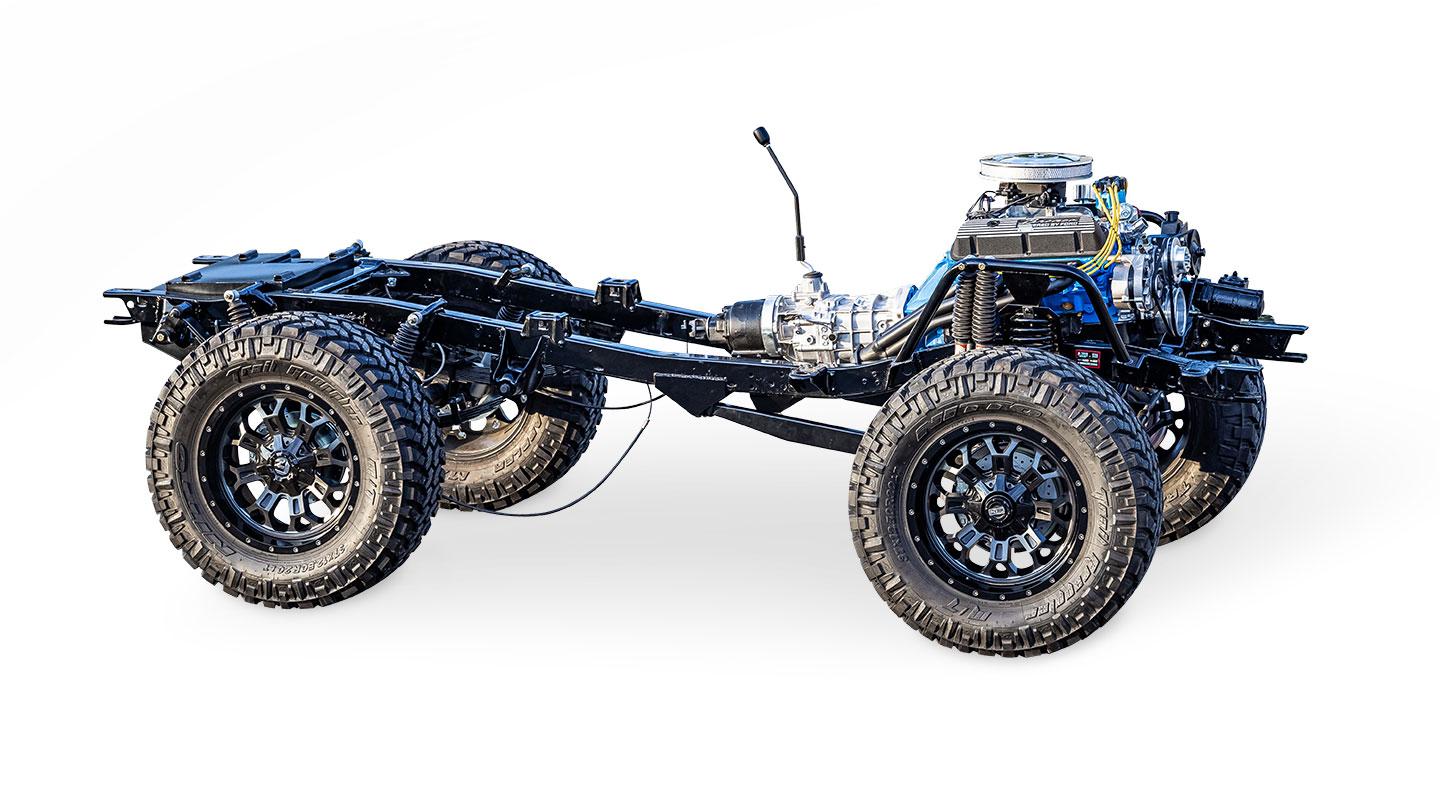 Signature Rolling Chassis for 1966-77 Ford Bronco by TOMS OFFROAD & VIVA Chassis