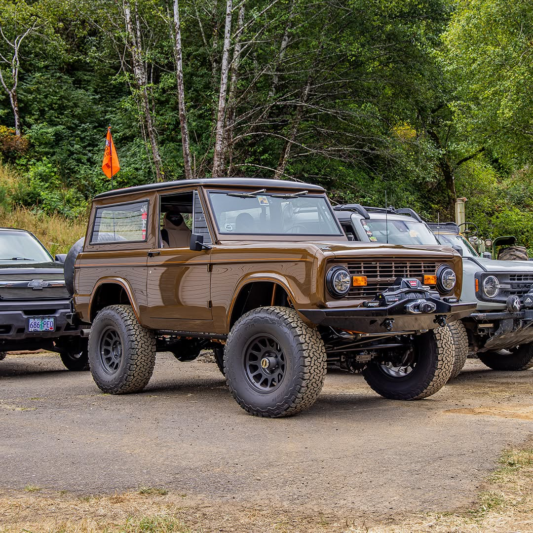 Restored Early Ford Bronco In Desert Setting 