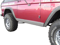 Diamond Plate Rocker Panel Covers for 66-77 Ford Broncos-BLEM AA9