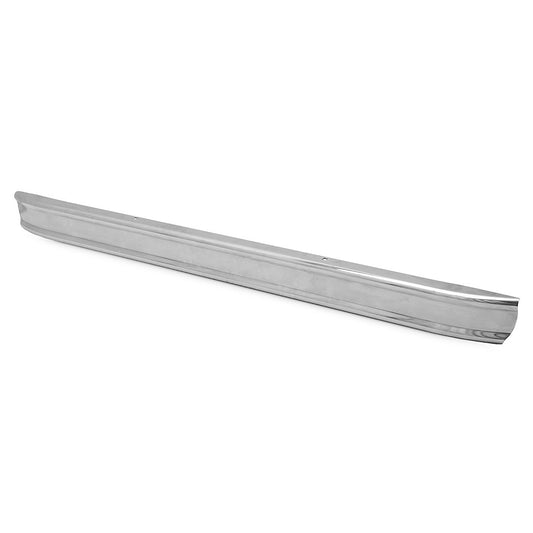 Chrome smooth bumper without holes for Ford Bronco, front view