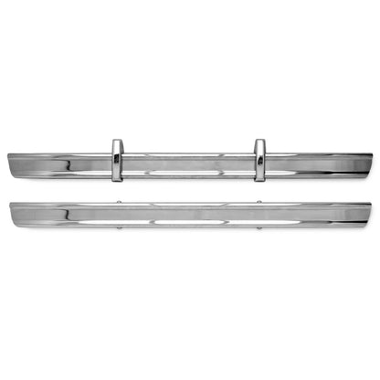 Stock Chrome Bumpers w/Bumperettes and Bolts, 1966-77 Ford Bronco