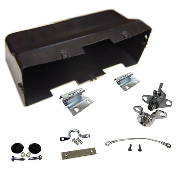 Glove Box Rebuild Kit w/o Fuse Hole, 66-77 Ford Bronco