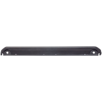 Black vinyl dash pad with textured surface for 1966-67 Ford Bronco, front view