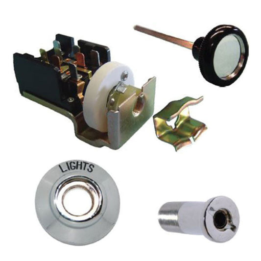 Headlight Switch Assembly, 68-77 Bronco