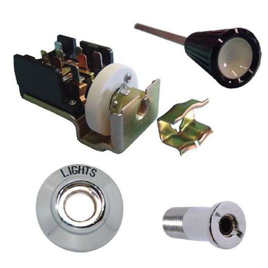 Headlight Switch Assembly, 66-67 Bronco 
