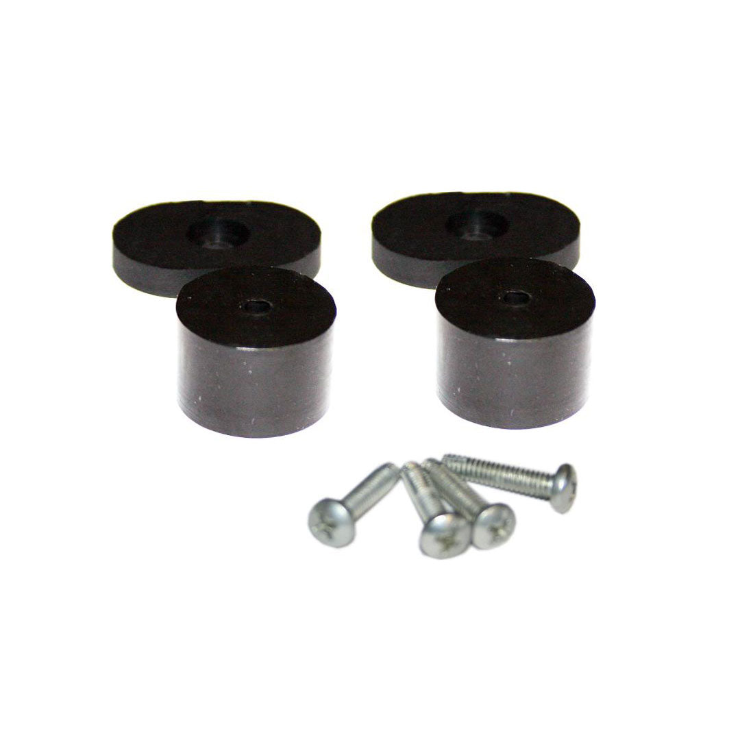 Front Bucket Seat Bumpers for One Seat, 66-77 Ford Bronco