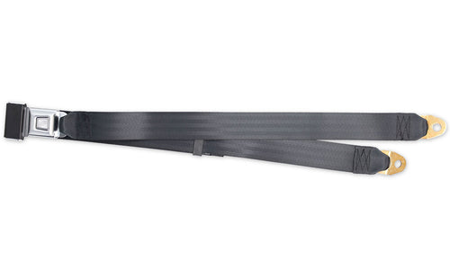 Black Lap Seat Belt with Mounting Bolts