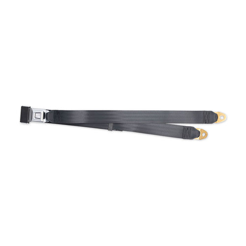 Black Lap Seat Belt with Mounting Bolts