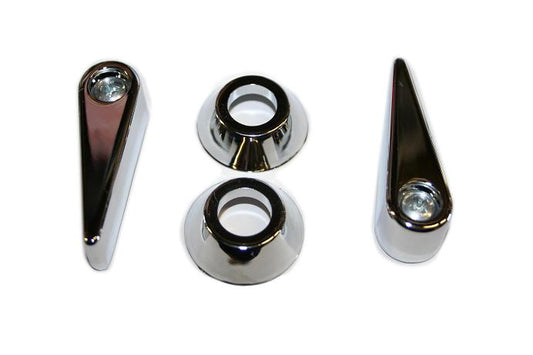 Chrome Front Bucket Seat Back Release Levers, 66-77 Ford Bronco