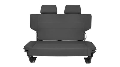 Black Vinyl Denim Fold & Tumble Seat