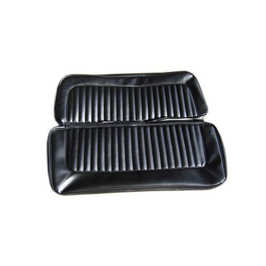 Black Rear Bench Seat Vinyl Upholstery, 1966-77 Ford Bronco