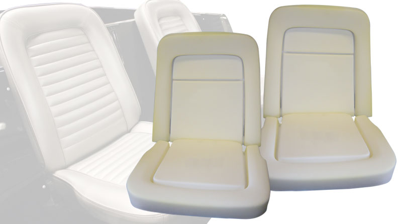 Front Bucket Seat Foam Set, 1966 Ford Bronco
