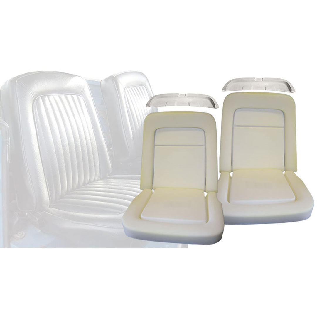 Front Bucket Seat Foam Set, 1967-77 Ford Bronco