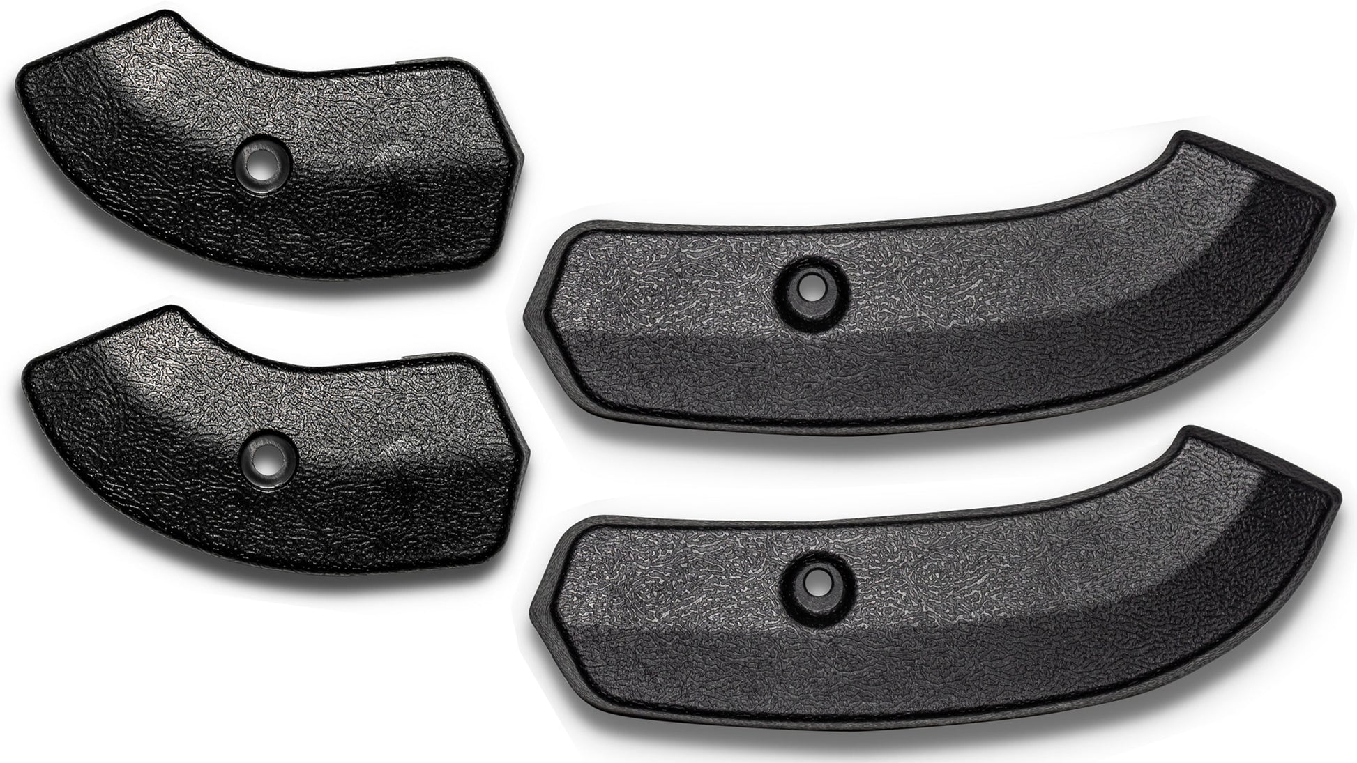Black Front Bucket Seat Hinge Covers, 66-67 Ford Bronco