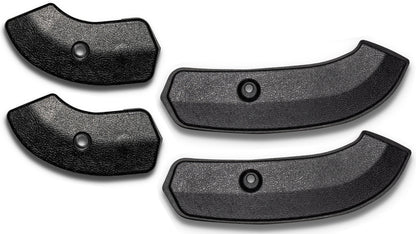 Black Front Bucket Seat Hinge Covers, 66-67 Ford Bronco